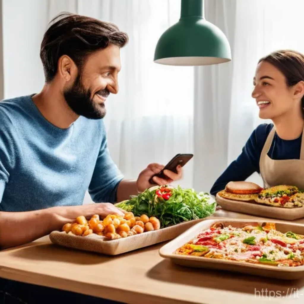 양식 배달 서비스 비교 - **Prompt for Just Eat (The Pioneer and Wide Network):**
    "A vibrant, warm shot of an Italian fami...