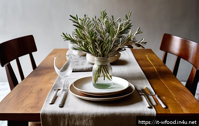 가정에서 양식 분위기 내기 팁 - A warm and inviting Italian restaurant interior featuring solid walnut wood furniture with natural l...