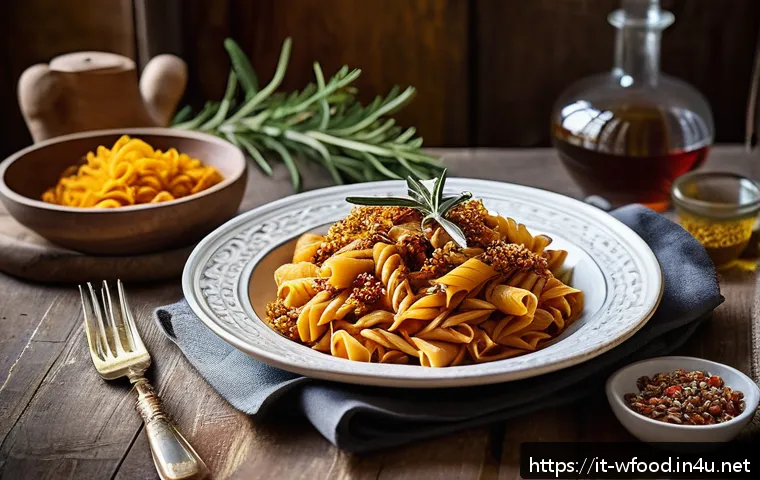 양식 조리법의 창의적 변형 - A modern Italian kitchen scene featuring a rustic wooden table set with a vibrant plate of whole whe...